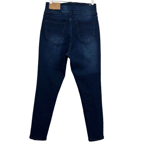 ROCK & REPUBLIC Women High Rise Skinny Ankle Stretch Blue Jeans Size 10 (29x26) - Picture 2 of 13